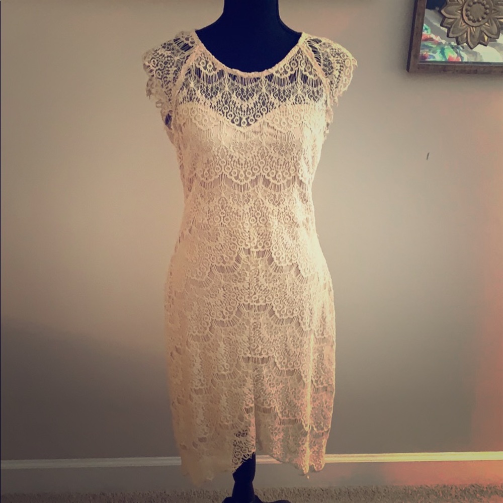 Tan dress